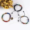Chakra Bead Bracelets for Women - 8Mm 7 Chakra Bracelet with Real Stones Yoga Gemstone Jewelry 3 Pack - Image 4