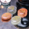 4 Elements Assorted Stones Engraved Triangle Symbols (Earth Air Fire Water) Polished Palm Stones for Gemstone Reiki Crystals Healing - Image 5